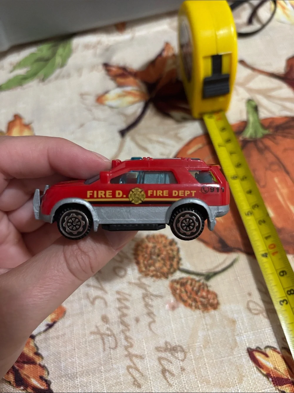 Red Fire Dept. Toy SUV for Kids